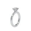 round prong lab-grown diamond ring in white gold