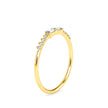 minimalist baguette diamond ring in yellow gold