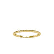 twisted wire gold band ring in yellow gold