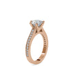 round prong lab-grown diamond ring in rose gold